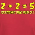 thumbnail image 3 of CafePress - 2+2 = 5 For Extremely Large Values Of 2 Shirt Dark - Men's Classic Graphic Cotton T-Shirt, 3 of 4