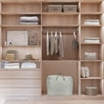 thumbnail image 5 of Unique Bargains Foldable Clothes Storage Bags with Handles Grey 23.5*19.5*11in, 5 of 7