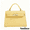 Yellow, variant on NewTone Women Mini Square PU Handbag, Top Handle Flap Lock Crossbody Purse with Adjustable Strap, Multi Color Gold/Silver Metal Hardware Shoulder Bag for Daily Casual Outfit