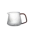 thumbnail image 1 of Glass Coffee Sharing Pot with Handle Practical Heat Resistant Large Capacity Portable Multipurpose Durable Kettle for Household , 400ml, 1 of 8