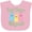 AD-Pink, variant on Inktastic Funny Easter Just Chillin' with My Peeps Boys or Girls Baby Bib