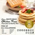 thumbnail image 5 of Extra White Gold Pancake and Waffle Mix, Gluten Free, Nut Free, Free of the Top 14 Major Allergens, 14.1 Oz, 5 of 9