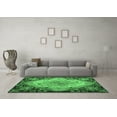 thumbnail image 3 of Ahgly Company Indoor Rectangle Medallion Emerald Green French Area Rugs, 3' x 5', 3 of 4
