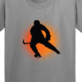 thumbnail image 4 of Inktastic Ice Hockey Silhouette Youth T-Shirt, 4 of 5