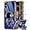 for iPhone X/XS-Royal Blue, variant on for iPhone X/iPhone Xs Case Astronaut Cute for Women Girls Girly Unique White Phone Cases with Astronaut Hidden Stand Kickstand 6D Design Cover for iPhone X/XS 5.8 inch