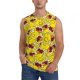 thumbnail image 1 of Fotbe Duck with Star Sunglasses Men's Camiseta sin Mangas Estampada para Hombres, Playera Casual para Gimnasio, Entrenamiento, Playa-Medium, 1 of 7