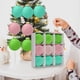 thumbnail image 5 of Adornos de árbol de Navidad flocados - Bolas de plástico de 3,1 pulgadas en pack de 9 con cuerda colgante para decoración navideña, 5 of 5