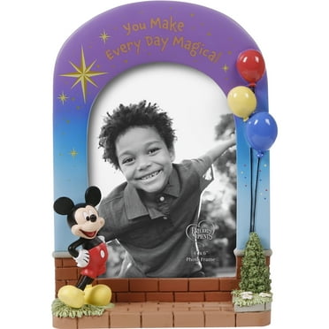 Disney Mickey Mouse You Make Every Day Magical Precious Moments 4" x 6" Photo Frame, Count 1