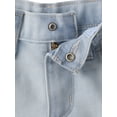 thumbnail image 2 of The Children's Place Girls Roll Cuff Crochet Shortie Jean Short, Sizes 4-16, 2 of 5