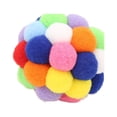 thumbnail image 3 of Pelotas de juguete para gatos con cascabeles, suaves, interactivas y coloridas., 3 of 14