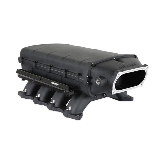 Holley EFI 300-911BK Ultra Lo-Ram EFI Manifold Coyote - Black Finish