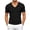 Black, variant on Mens Casual Slim Fitted V Neck T Shirt Short Sleeve Solid Color Shirts Soft Breathable Tops For Gym And Weekend Activities
