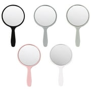 5Pcs Travel Handheld Mirrors Portable Cosmetic Mirrors for Travel Trips