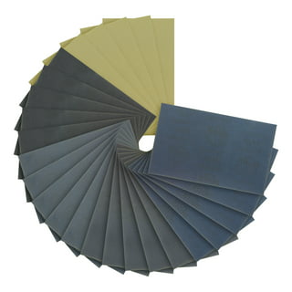 60 To 3000 Grit 102Pc Wet Dry Sandpaper Assortment Abrasive Paper Sheets  For Automotive Sanding Wood Furniture Finishing