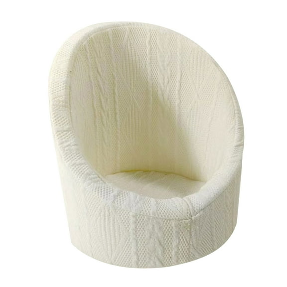 RYUJNDK Multi-color Newborn Photography Props Couch Small Sofa Round Cotton Component for Baby Photoshoot Props Accessories