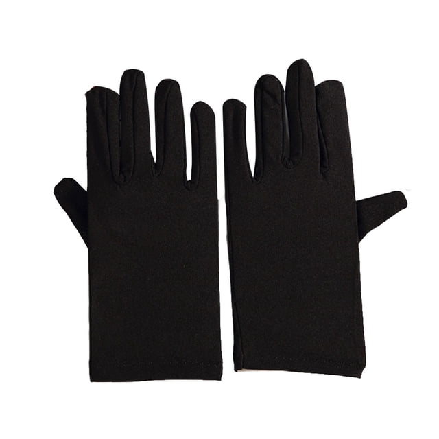 Moyic Guante de Spandex, ropa de mano para mujer, accesorios térmicos ajustables para manos, adornos de conducción multicolores, protector solar para Suministros térmicos Negro Moyic HA061226-06