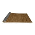 thumbnail image 2 of Ahgly Company Indoor Square Oriental Orange Industrial Area Rugs, 6' Square, 2 of 4