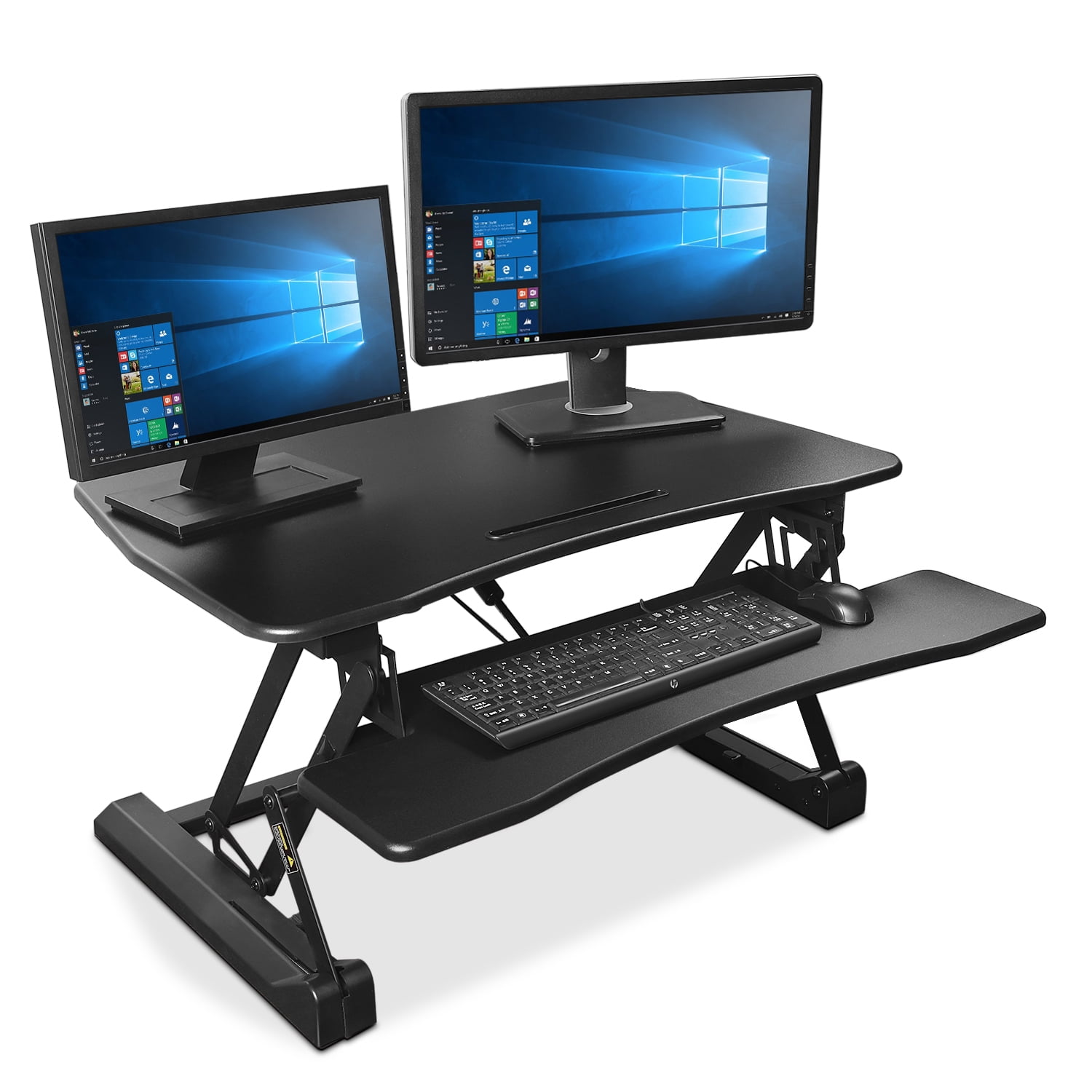 Riser Desk Standing Desk Extra Wide 36 Fits 2 Monitor Computer