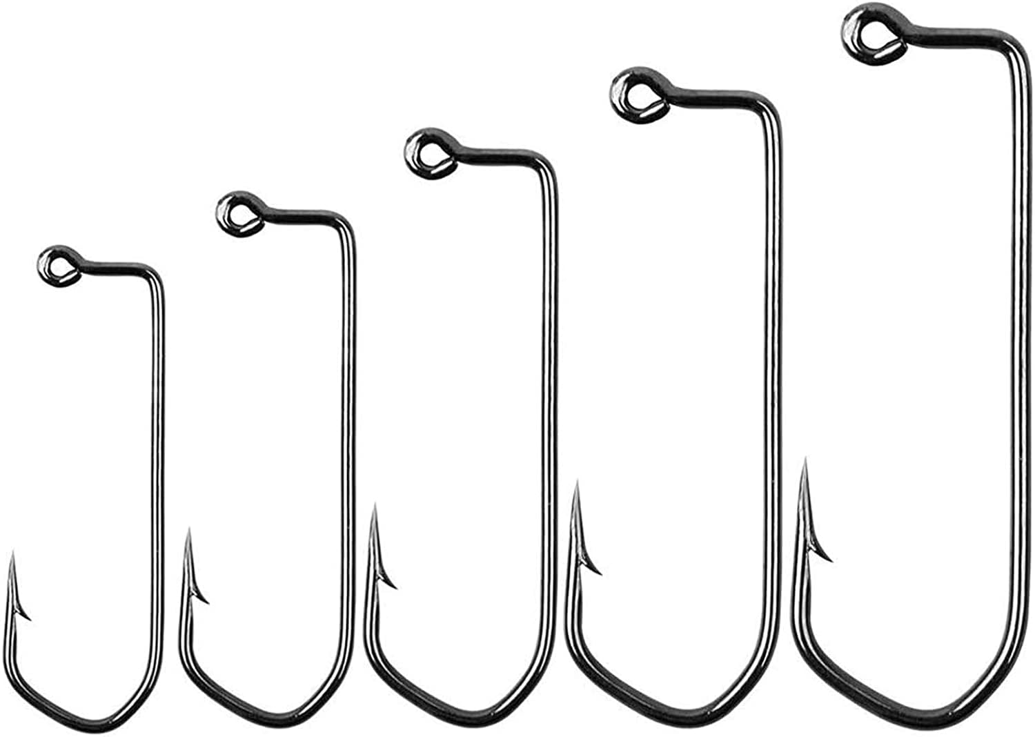 Fishing Jig Hook 100pcs Barbarian Jig Hooks High Carbon Steel Fishing