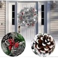 thumbnail image 4 of New Christmas Wreath Autumn Door Decoration Handmade Door Wreath Floral Santa Decor Merry Christmas Decorations Compatible With Home bd, 4 of 4