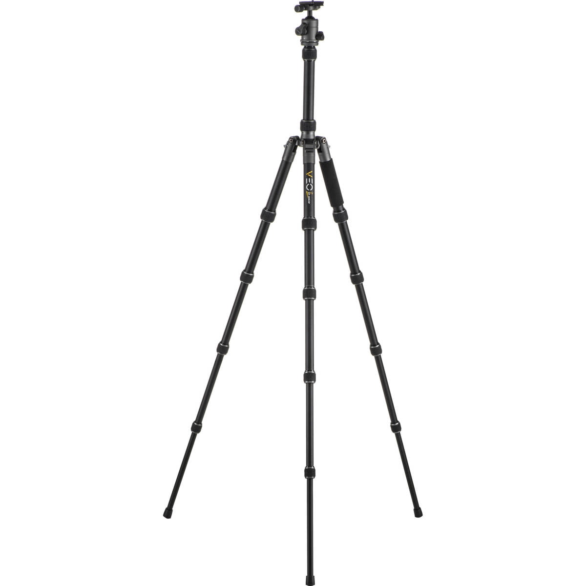 Vanguard VEO 2 GO 265AB Travel Tripod Kit with 5-Section Aluminum Tripod & T-50 Compact Ball Head, 56.25" Extended Height