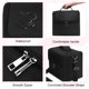 thumbnail image 5 of Bolsa de viaje negra Deciniee para llevar maquillaje, tren, para mujer, 5 of 7