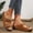 Brown, variant on 2025 Women's Sandals Under $15, Xunlbb Women's Fashion Casual Spring New Beach Open Toe Thick Bottom Wedge Heels