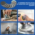 thumbnail image 6 of AEVXKHI 6 Inch 100PCS Wet Dry Sanding Discs, Wet Dry Hook and Loop Sandpaper for Heavy Metal Sanding, 100 240 320 400 600 800 1000 2000 3000 5000 Grits, Automotive Wood Metal Polishing & Sanding, 6 of 11