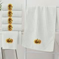 thumbnail image 5 of Halloween 3Pc Embroidered Cotton Towels Soft Household Festive Set Halloween Decor Clearance, 5 of 6