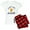 With Red Plaid Pant, variant on CafePress - LET's GET TOASTED Pajamas - Women's Short Sleeve Print T-Shirt and Pants Light Cotton Pajama Set
