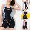 thumbnail image 5 of ZQUUVOU Women's Athletic Swimming Suit Modest Tummy Control One Piece Swimsuit Boyleg Bathing Suit Training Sport Swimwear Pink, 5 of 5