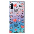 thumbnail image 1 of Funda Para Galaxy Note 10 InstaCase Corazones Grafito Uso Rudo, 1 of 4