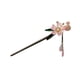 thumbnail image 5 of Sonducket Palillos de pelo Retro estilo chino horquilla tradicional flor peine borla tocado hecho a mano boda tipo nupcial Tipo 5 2piezas, 5 of 6