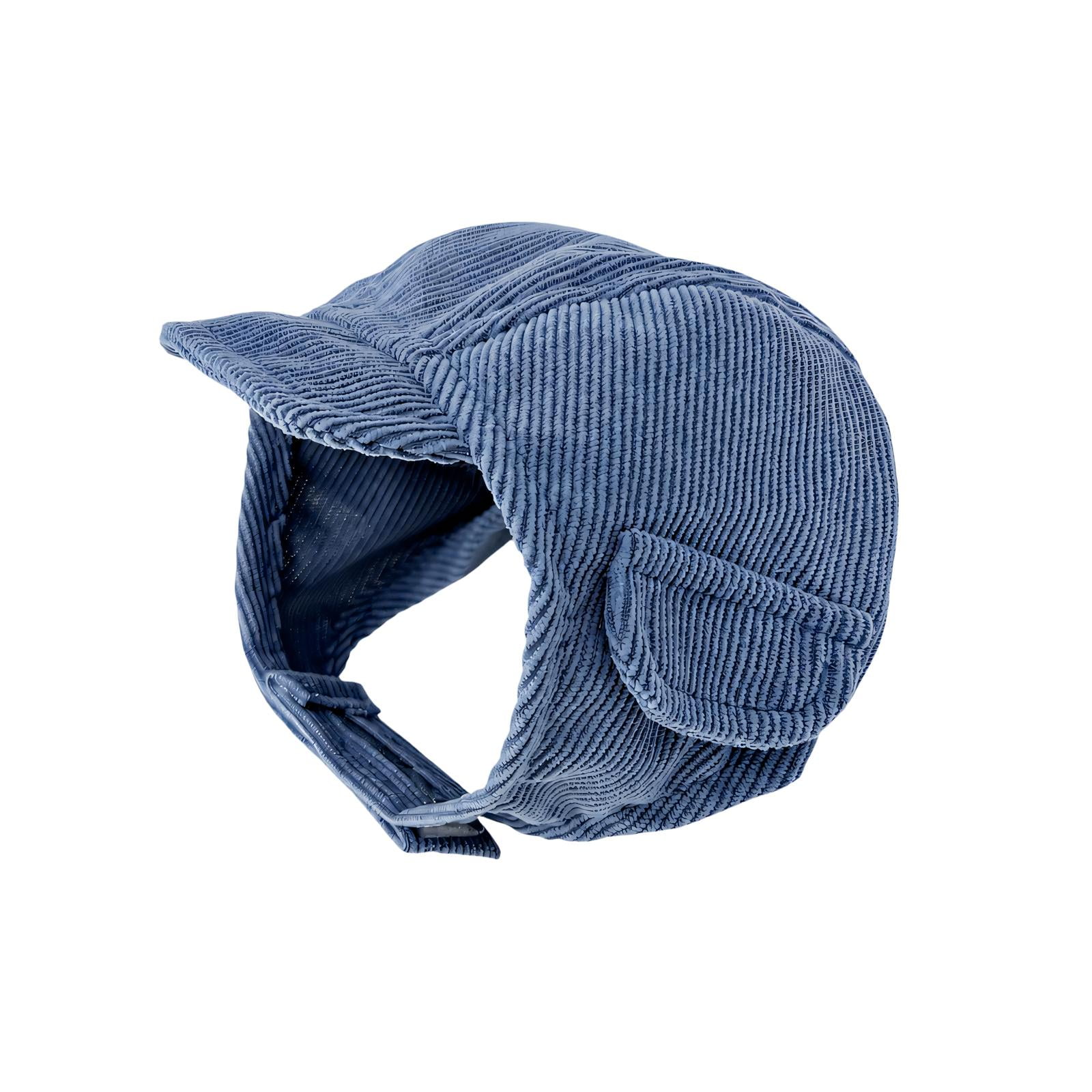 Ribbed Pet Baseball Hat for Small Dog and Cats Wide Curved Brims and Flexible Fastening for Strolls Outings and Photo Dressingup