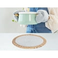 thumbnail image 5 of Unique Bargains Set of 4 Placemats for Dining Table Decor Table Mats Light Gray 14x14in, 5 of 7