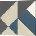 thumbnail image 2 of Great Art Now Triangles Teal by Mike Schick 2 Piece Canvas Art Set Each 14"W x 14H", 2 of 3