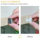 thumbnail image 4 of Clips de Cable Adhesivo, 200 Piezas Clips de Cable Cable de Gestión de Cables Abrazaderas Soporte de Cable, 4 of 5