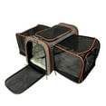 thumbnail image 1 of Porte-animaux à Double Face Souple Approuvé par la Compagnie Aérienne Extensible Diamond Series, 1 of 8