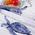 thumbnail image 5 of Coastal Tablecloth, Nautical Table Cloth, Ocean Sea Turtle Table Cover, Blue Grass Tablecloths, Spring Summer Waterproof Washable Table Covers for Kitchen Dining Table, 60 x 84 Inch, 5 of 6