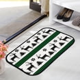 thumbnail image 3 of GZHJMY Bathroom Rugs Mats Non-Slip, Soft Microfiber Absorbent Bath Mats for Shower Bathtubs, Christmas Deer Buffalo Green Indoor Entrance Door Mats Bedroom Laundry 36”x24” Carpet Runner, 3 of 7
