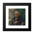 thumbnail image 2 of Milan Thomka Mitrovský 15x15 Black Modern Framed Museum Art Print Titled - Portrait of an Old Man (1900), 2 of 5