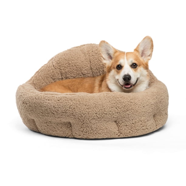 Best Friends by Sheri Deep Dish™ Sherpa Cuddler Pet Dog Bed, Jumbo