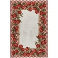 thumbnail image 2 of Addison Rugs Dream Shag Premium Machine Washable Transitional Apple Border Apple Rectangle Rug, 8' x 10', 2 of 8