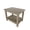 Taupe, variant on WestinTrends Tuscany Outdoor Side Table, All Weather HIPS 2 Tier Adirondack Small Patio Table with Storage, Charcoal Gray