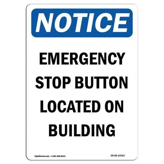OSHA Notice Sign - Sound Horn Advance Slowly | Aluminum Sign | Protect Your Business, Construction Site, Warehouse & Shop Area | Made in the USA