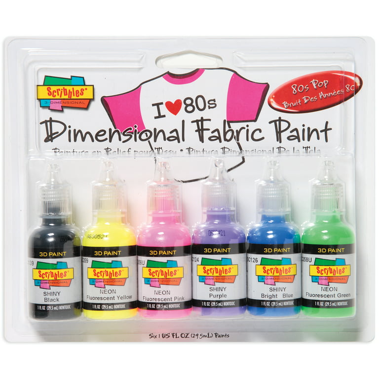 Incraftables Fabric Paint for Clothes Permanent (12 Colors Set - 1 oz  Each). Tshirt Paint for Fabric. Best 3D Non Toxic Fabric Paint for Laundry,  Crafts, Tote Bags, Shoes, Shirts, Upholstery 