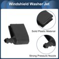 thumbnail image 5 of Unique Bargains Windshield Washer Nozzle with Hose Connector for Mercedes-Benz Sprinter 4500 Set, 5 of 7