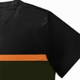 thumbnail image 5 of Plebaso Mens Crewneck Short Sleeve T Shirts Colorblock Summer Tee Casual Pullover Loose Tops for Men, 5 of 6