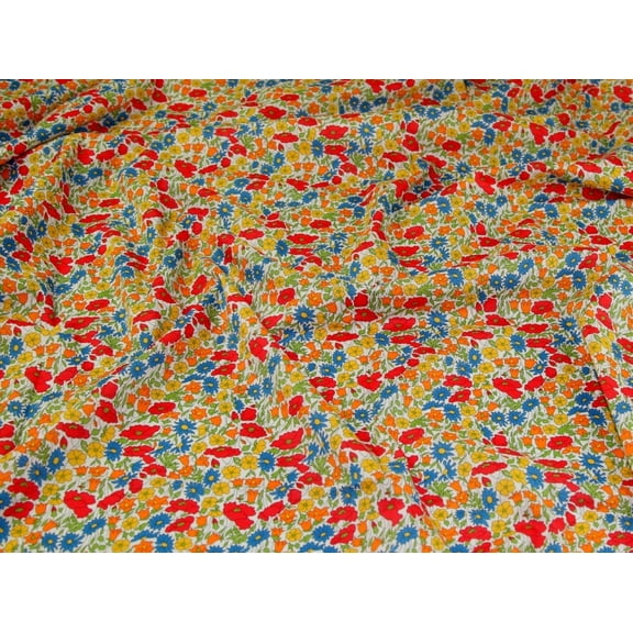 Tana Cotton Lawn Dress Fabric Red - per yard