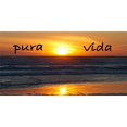 thumbnail image 1 of Pura Vida Beach Scene Photo License Plate, 1 of 2